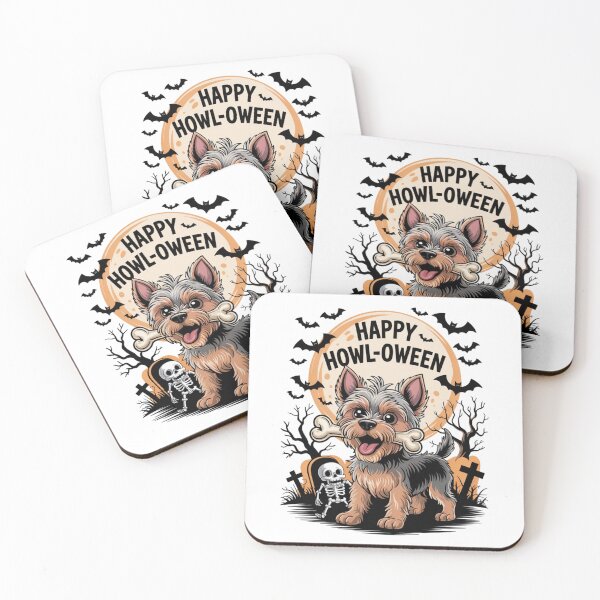 Item preview, Skeleton Yorkie Dog Lovers Shirt Halloween Yorkshire Terrier designed and sold by Ikwalima.