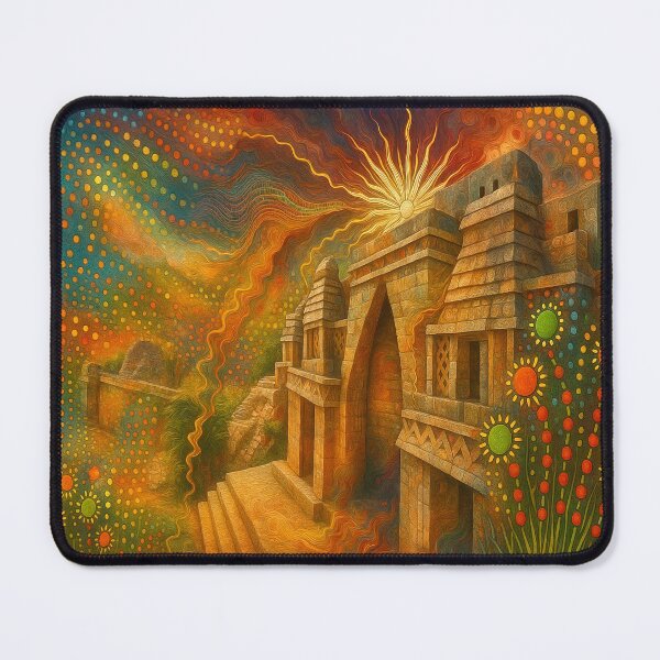 Item preview, Temple of the Radiant Sun designed and sold by DeborahDillehayArt.
