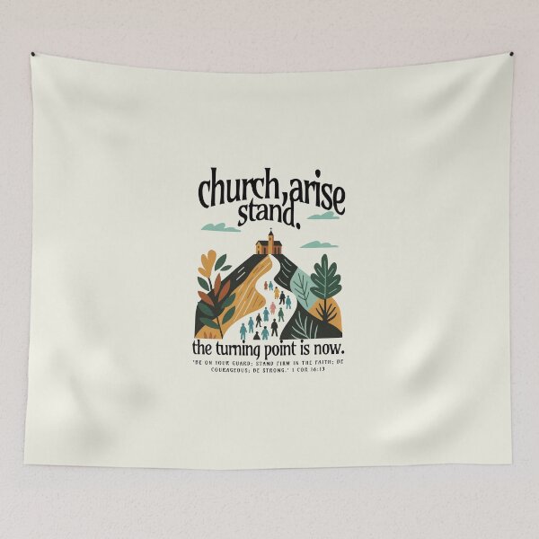 Item preview, Charlie Kirk Honor Church Arise Patriotic Christian Scripture In Memory of Charlie Kirk designed and sold by modoodles357.