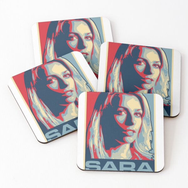 Item preview, Sara Pop Art Portrait Design For Modern Art Lovers, Gift For Friends Named Sara designed and sold by MarioThomasaa.