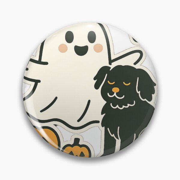 Item preview, Halloween Dog Groomer Ghost Sticker designed and sold by latestmerchshop.