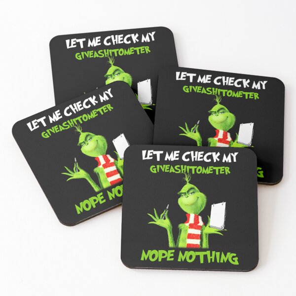 Item preview, Let Me Check My Give A Shitometer Nope Nothing Grinch T Bes designed and sold by ButterflyMak.
