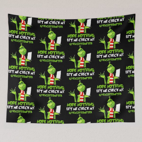 Item preview, Let Me Check My Give A Shitometer Nope Nothing Grinch T Bes designed and sold by ButterflyMak.