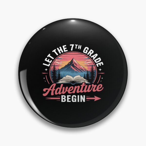 Item preview, Let The 7th Grade Adventure Begin Retro First Day of School designed and sold by Jadiantukora.