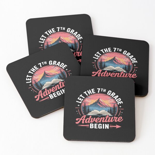 Item preview, Let The 7th Grade Adventure Begin Retro First Day of School designed and sold by Jadiantukora.