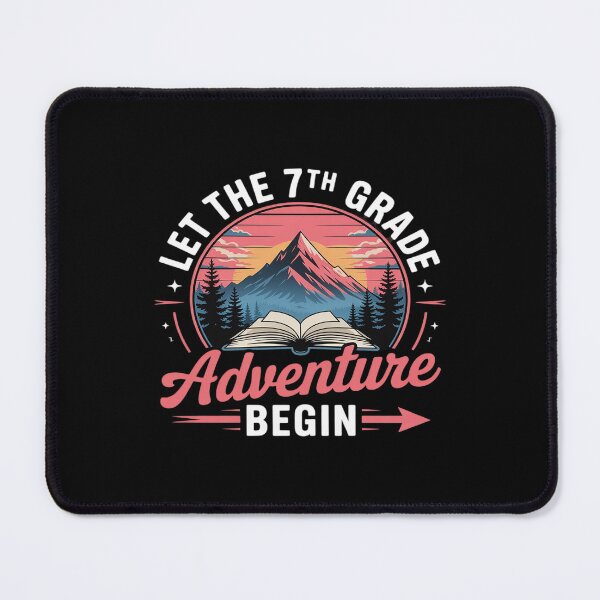 Item preview, Let The 7th Grade Adventure Begin Retro First Day of School designed and sold by Jadiantukora.