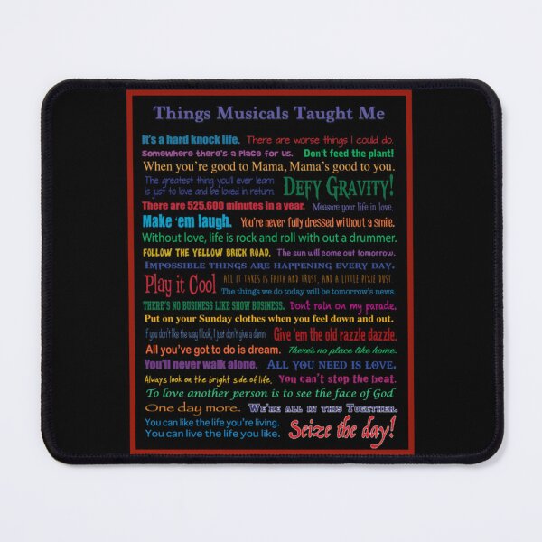 Item preview, Things Musicals Taught Me designed and sold by haveuzfwygf33.