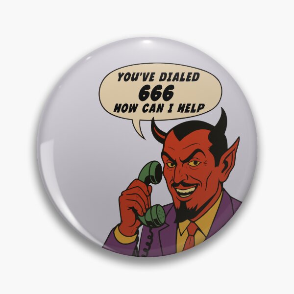 Item preview, Devil Speaking – Retro Pop Art Satan Phone Joke Design designed and sold by hangmeart.
