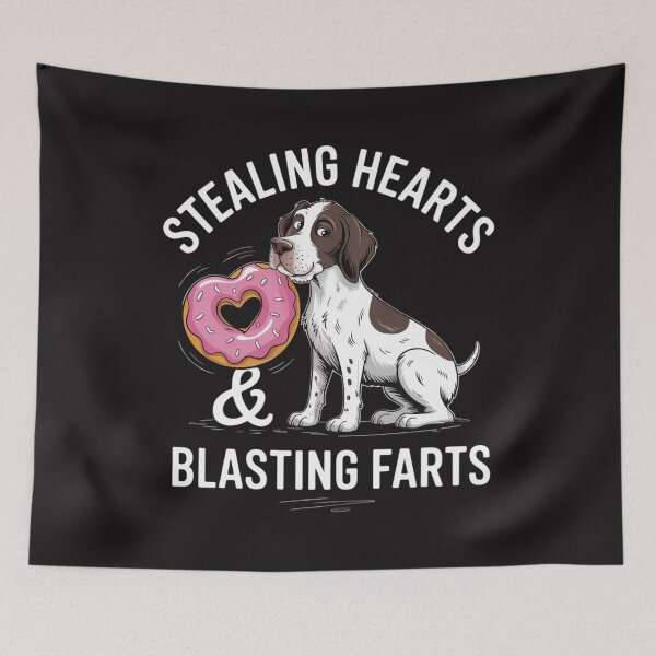 Item preview, Stealing Hearts Blasting Farts German Shorthaired Pointer designed and sold by Ikwalima.