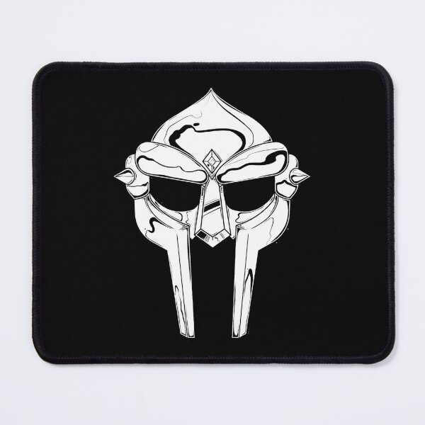 Item preview, MF Doom Mask Minimalist Monochrome Villain designed and sold by diablo1368.
