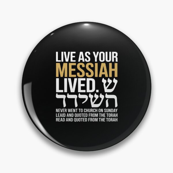 Item preview, Live As Your Jewish Messiah Proud Messianic Hebrew Roots designed and sold by Idarmotar.
