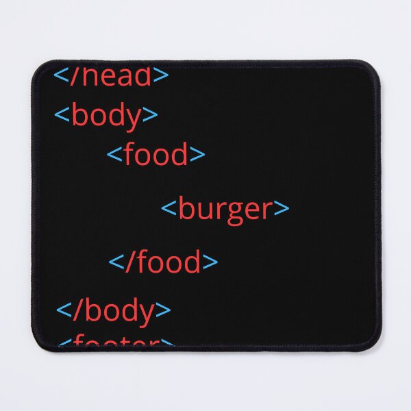Item preview, HTML Burger Meme – Retro Coding Humor designed and sold by GEEK_out.
