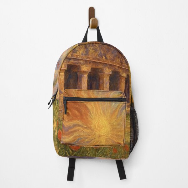 Item preview, Sunlit Temple Garden designed and sold by DeborahDillehayArt.