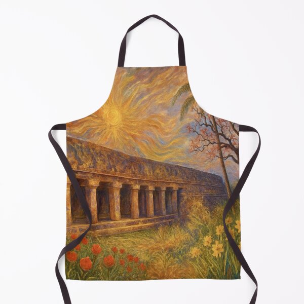 Item preview, Sunlit Temple Garden designed and sold by DeborahDillehayArt.