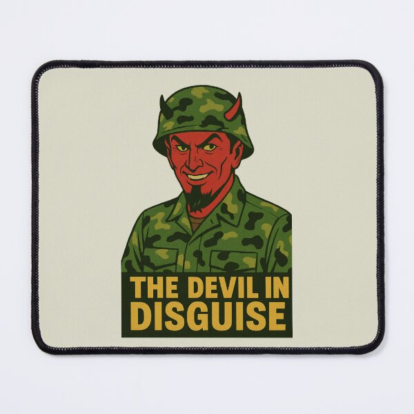 Item preview, Devil in Disguise – Funny Camouflage Devil Pun Design designed and sold by hangmeart.