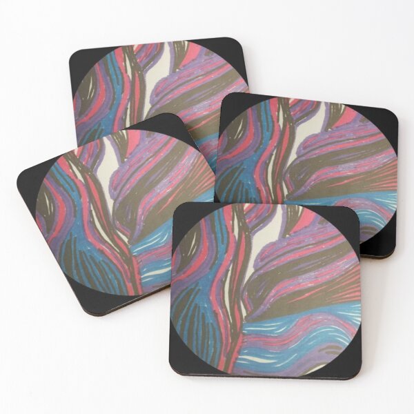 Item preview, colorful waves abstract design designed and sold by SmashingDeals.