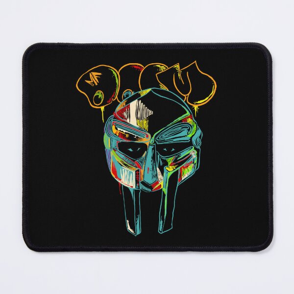 Item preview, MF Doom Graffiti Mask Neon Sketch Psychedelic Drip designed and sold by diablo1368.