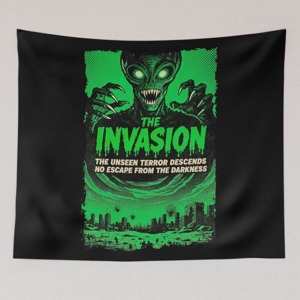 Item preview, Alien Invasion Poster designed and sold by OniricaDesign.