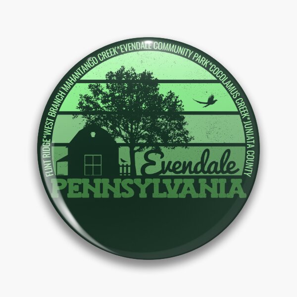 Item preview, Evendale Pennsylvania Sunset Retro Vintage Local Pride Logo designed and sold by CRHPOD20.