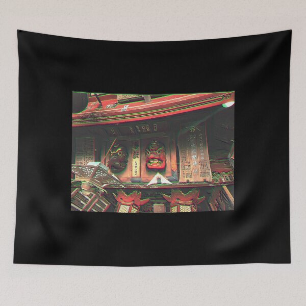 Item preview, Vaporwave Shinto Shrine  	 designed and sold by kvxxobbwnkt25.