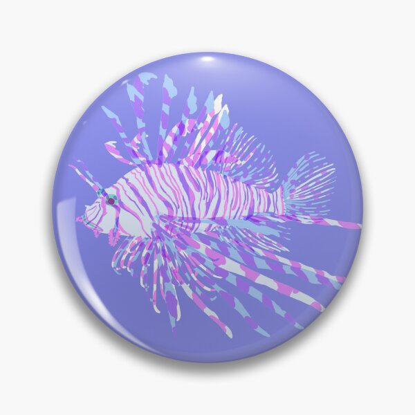 Item preview, Colorful Lionfish Illustration – Exotic Marine Life Art designed and sold by Kyotsube.