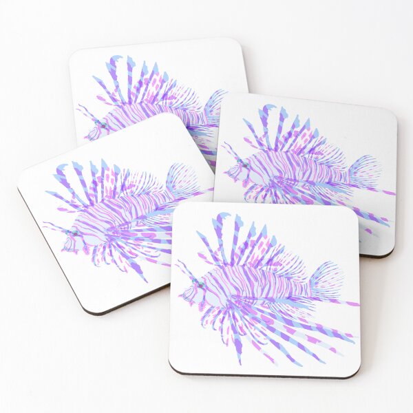 Item preview, Colorful Lionfish Illustration – Exotic Marine Life Art designed and sold by Kyotsube.