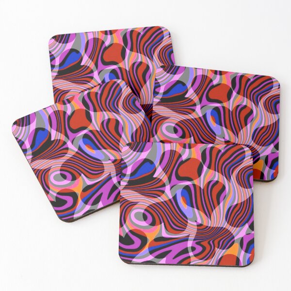 Item preview, Psychedelic Hearts designed and sold by ViaARTfactory.
