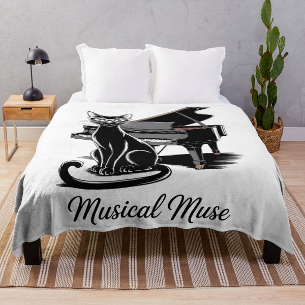 Item preview, cat with piano and sunglasses designed and sold by Moon-Ape.