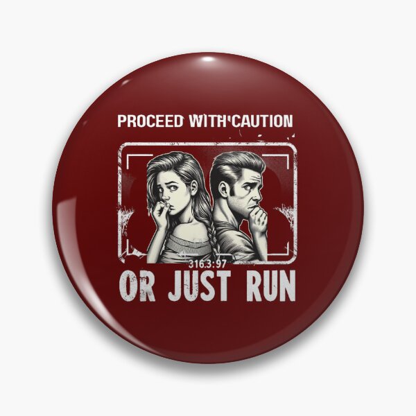 Item preview, Proceed with Caution or Just Run (1) designed and sold by Gregnystron.