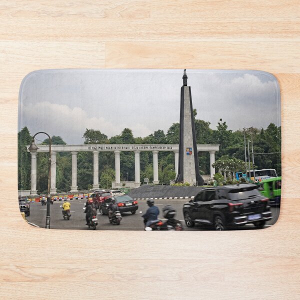 Item preview, Bogor's iconic landmark in the heart of a bustling Indonesian intersection designed and sold by franck380.