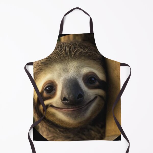 Item preview, smiling sloth tree hugger cute sloth face designed and sold by SmashingDeals.