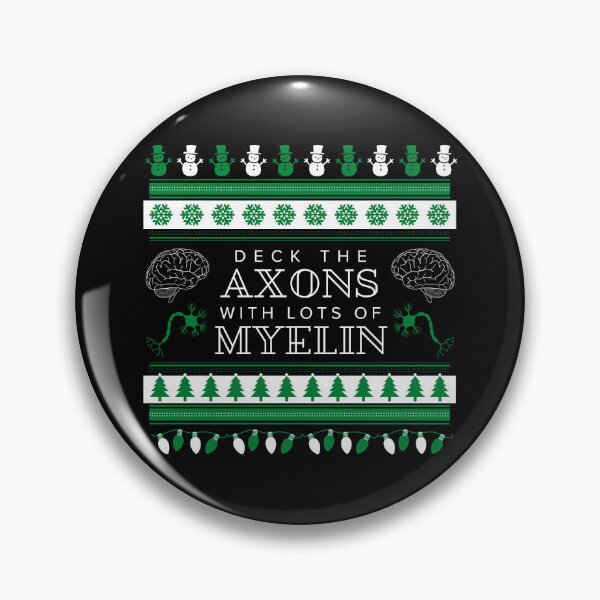 Item preview, Deck The Axons With Lots Of Myelin | Psychology Ugly Christmas Sweater | Neuroscience Ugly Christmas Sweater | Neurotransmitter | Neuron | Mental Health | Dopamine | Serotonin designed and sold by jadedscientist.