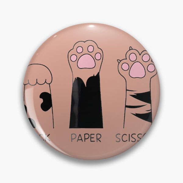 Item preview, Rock Paper Scissors Cat Paws Cute Kitten Lover Gift By Merch, Limited Edition, Perfect Gift For You designed and sold by ComptonziArt.
