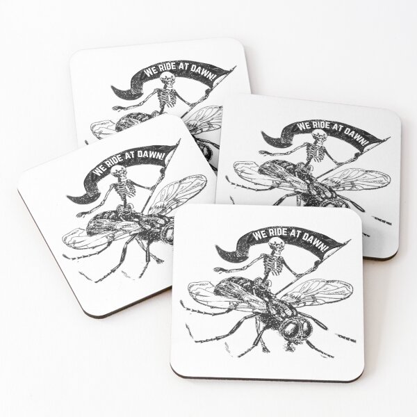 Item preview, We Ride at Dawn (18th Century Skeleton Fly-By) designed and sold by House of Hestia.