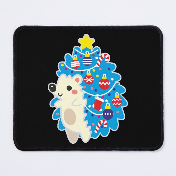 Item preview, Hedgehog Christmas Tree for New Year's designed and sold by Aceofspace3000.