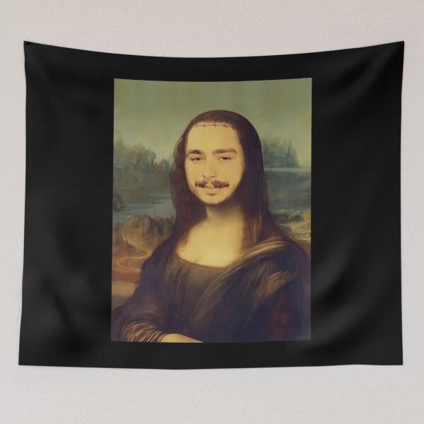 Item preview, Post Malonalisa - Funny Mona Lisa mash up  	 designed and sold by pzcagrplh87.