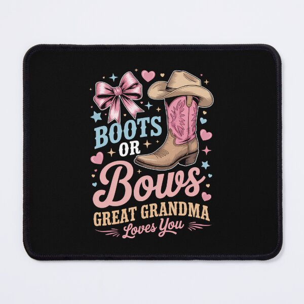 Item preview, Boots or Bows Gender Reveal Party Announcement Great Grandma designed and sold by VENOM0RIOT.