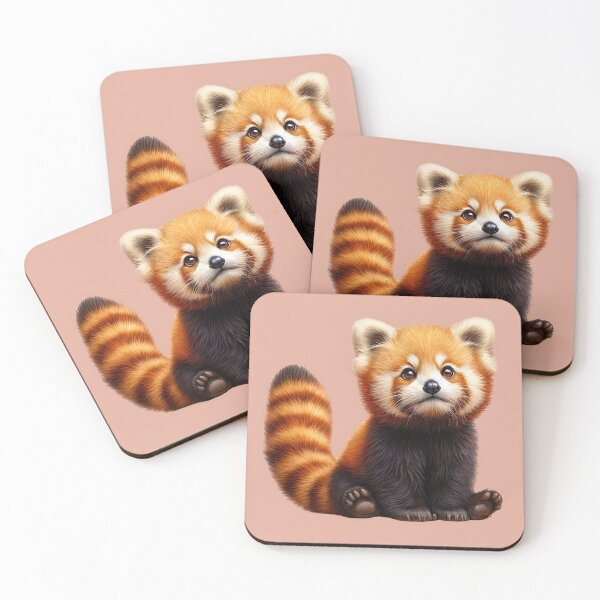 Item preview, Adorable Baby Red Panda Looking Tenderly designed and sold by Astralia.
