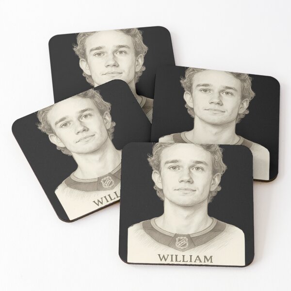 Artikelvorschau, William Eklund NHL Bleistiftporträt Sticker entworfen und verkauft von Nirmalattjkl.