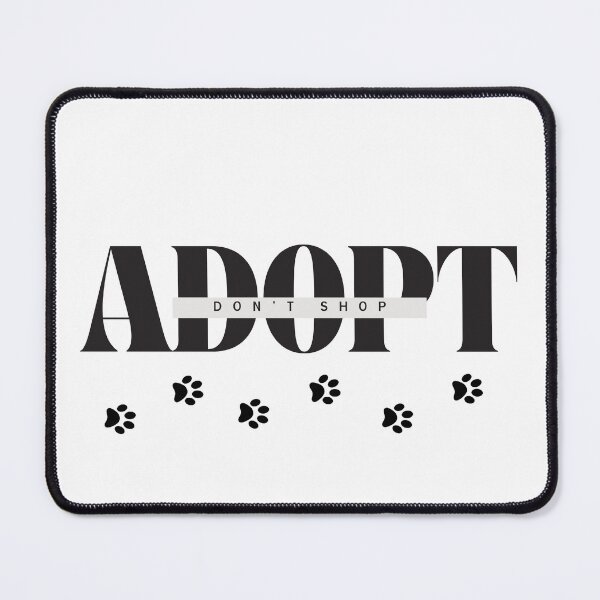 Item preview, Adopt Don’t Shop – Animal Rescue Support Design designed and sold by MiLatibule.