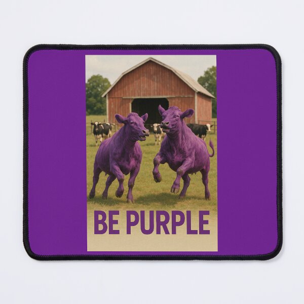 Item preview, Purple Cows: Be Purple designed and sold by Tridentulus.