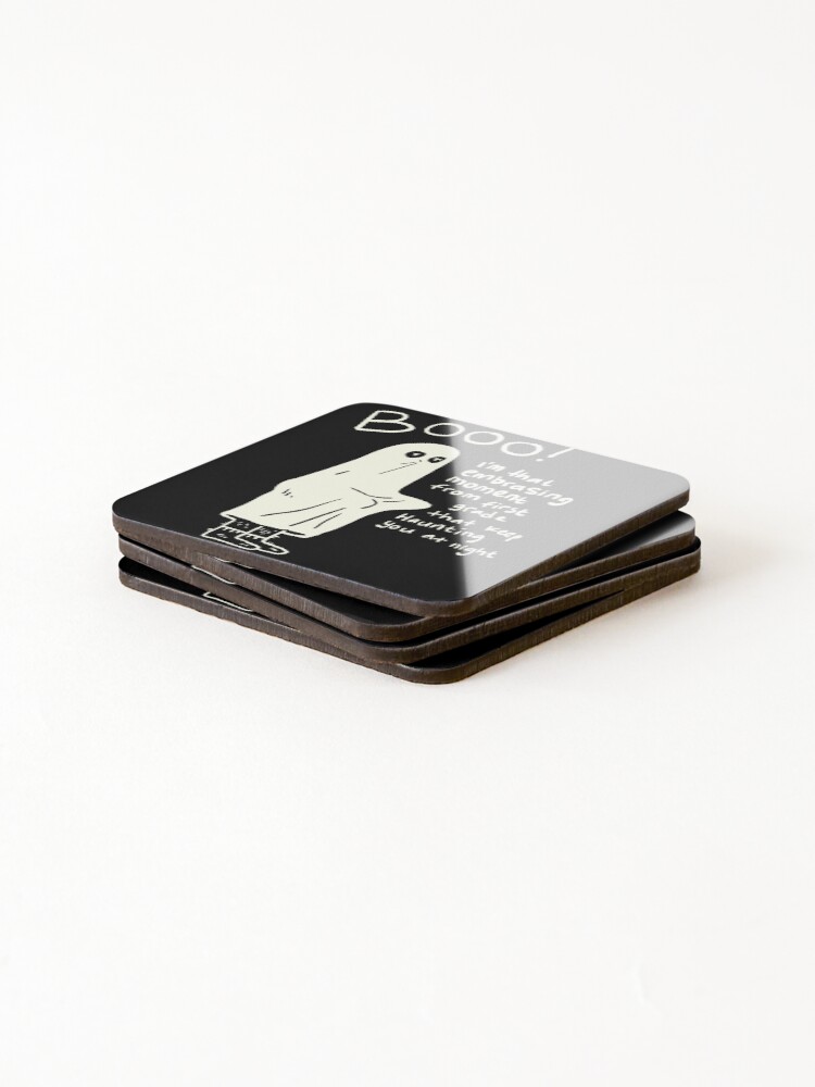 Thumbnail 4 of 5, Coasters (Set of 4), Booo! That Embarrassing First Grade Moment designed and sold by RNASstuff.