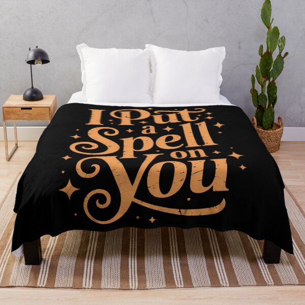 Item preview, I Put A Spell On You Cute Halloween Saying Witch designed and sold by ValerieRodrigue.