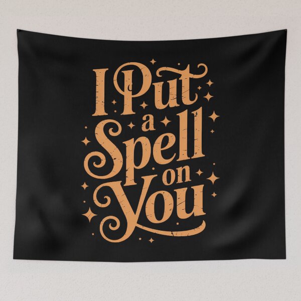 Item preview, I Put A Spell On You Cute Halloween Saying Witch designed and sold by ValerieRodrigue.