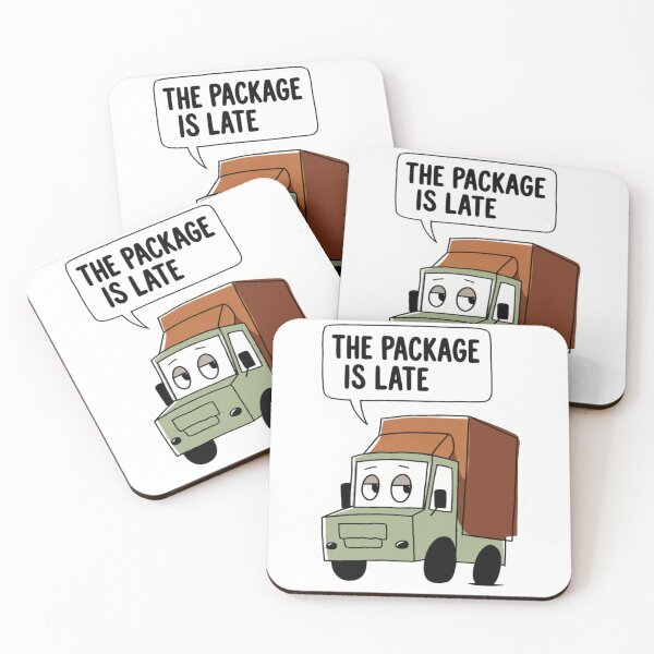 Item preview, Late Package Delivery Truck  | Deadpan Moodzu Relatable Humor - Otis designed and sold by Moodzu.