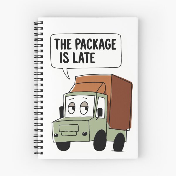 Item preview, Late Package Delivery Truck  | Deadpan Moodzu Relatable Humor - Otis designed and sold by Moodzu.