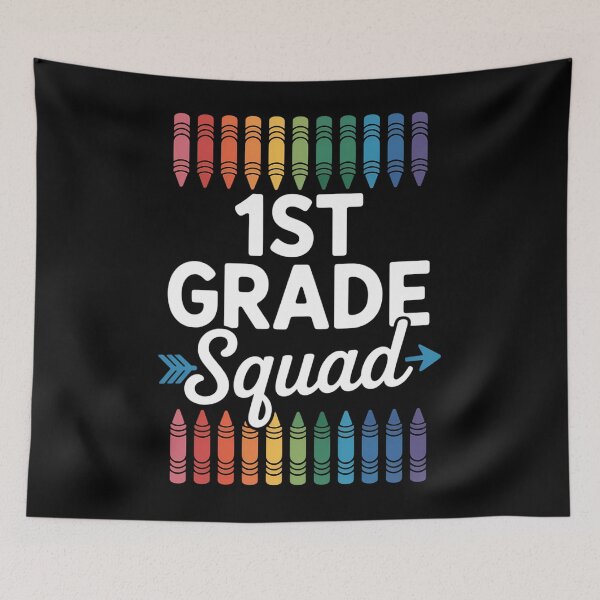 Item preview, 1st Grade Squad Team Crew Back School Graduation Teacher designed and sold by TrinaEspinoza.