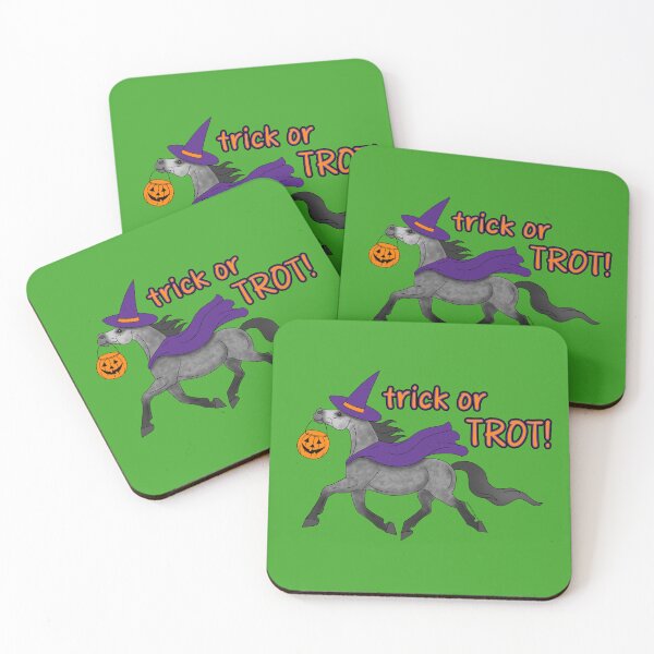 Item preview, Dappled Gray Trick or Trot Witch Pony designed and sold by DappledMoon.
