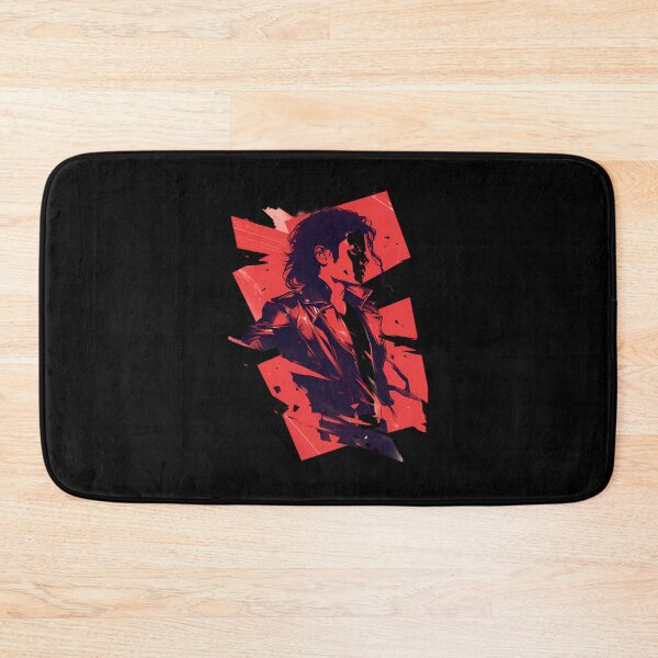 Item preview, Pop King In A Leather Jacket - Red Backdrop - Pop Music designed and sold by VerniceRempel.