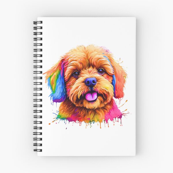 Item preview, Rainbow Maltipoo | Colorful Doodle Dog Art Design designed and sold by Fredster1966.